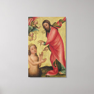 De oprichting van Adam Canvas Afdruk