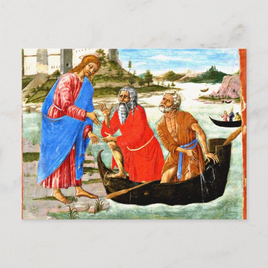 De oproep aan Saints Peter en Andrew Briefkaart (Voorkant)