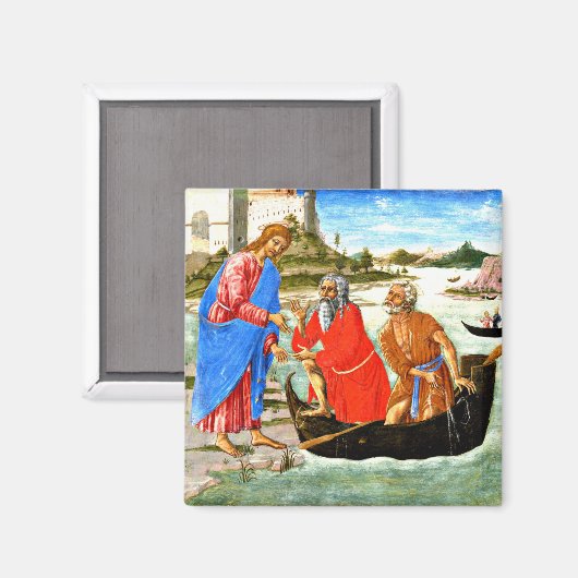 De oproep aan Saints Peter en Andrew Magneet (Voorkant / Achterkant)