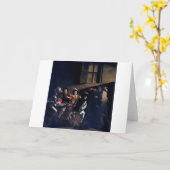 De oproep van Saint Matthew, Caravaggio Kaart (Gele Bloem)