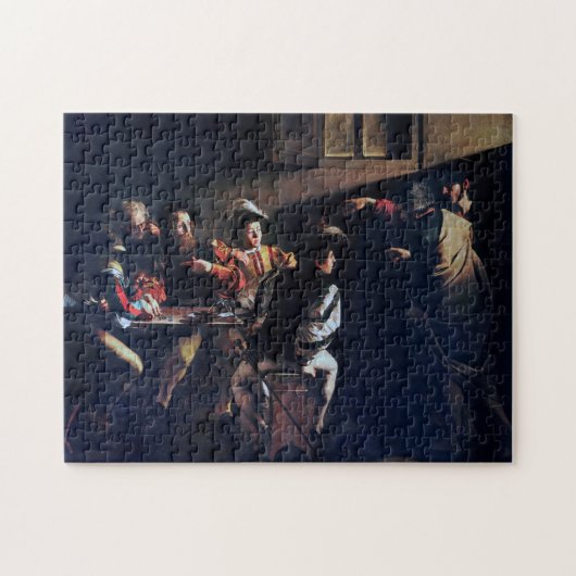 De oproep van Saint Matthew, Caravaggio Legpuzzel (Horizontaal)