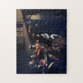 De oproep van Saint Matthew, Caravaggio Legpuzzel (Verticaal)