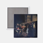 De oproep van Saint Matthew, Caravaggio Magneet (Voorkant / Achterkant)