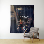 De oproep van Saint Matthew, Caravaggio Wandkleed (In situ)