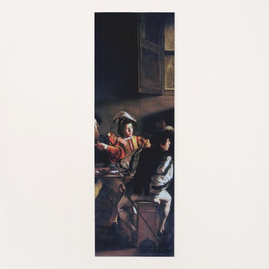 De oproep van Saint Matthew, Caravaggio Yogamat (Voorkant)