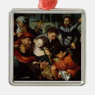 De oproep van St. Matthew Metalen Ornament