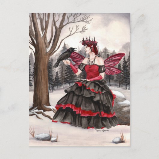 De oproep van Winters Chill Briefkaart (Voorkant)