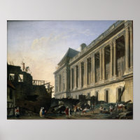 De opruiming van de Louvre-kolonnade, 1764