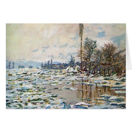De opsplitsing van het ijs door Claude Monet (Voorkant Horizontaal)
