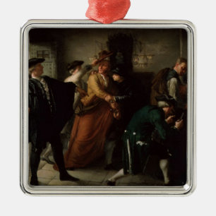 De opstand van Esquilache Metalen Ornament