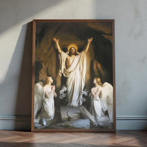 De opstanding door Carl Bloch, Religieuze Kunst