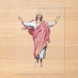 De Opstanding van Christus Heilig Meesterwerk Acryl Uitnodigingen