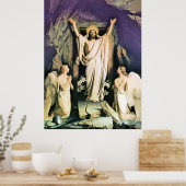 De opstanding van Christus, schilderij van Carl Bl Poster (Keuken)