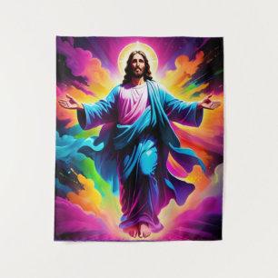 De opstanding van Jezus Christus Wandkleed