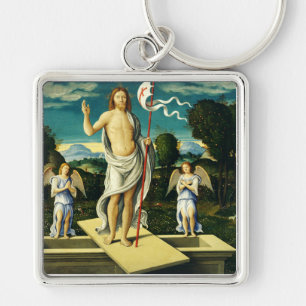 De Opstanding van Jezus door Girolamo da Santacroc Sleutelhanger