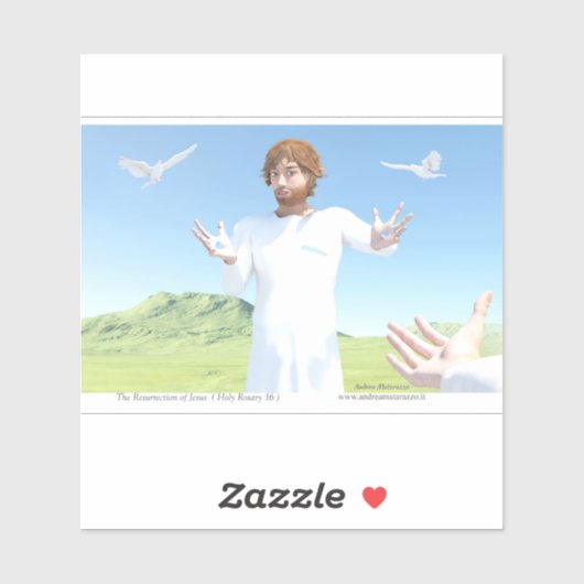De Opstanding van Jezus Sticker (Vel)