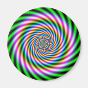 De Optische illusie van Greenpink Magneet