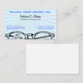 De Optische Visie van Eyewear van de bril Visitekaartje (Voorkant / Achterkant)