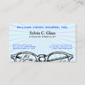 De Optische Visie van Eyewear van de bril Visitekaartje (Voorkant)