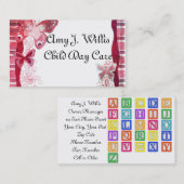 De Opvang van het kind Visitekaartje (Voorkant / Achterkant)