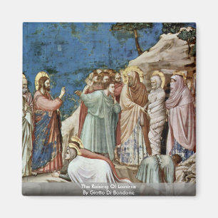 De opvoeding van Lazarus door Giotto di Bondone Magneet