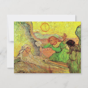 De opwekking van Lazarus door Vincent van Gogh