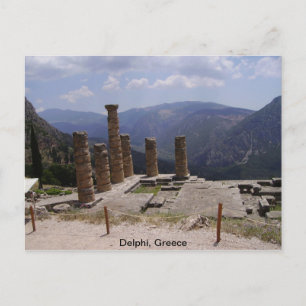 De "Oracle of Delphi" Briefkaart