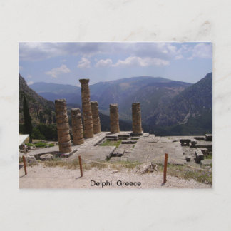 De "Oracle of Delphi" Briefkaart