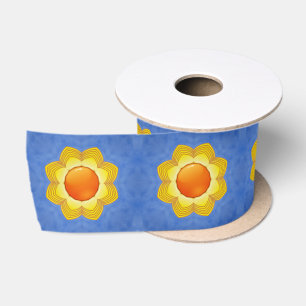 De Oranje blauwe kaleidoscoop van de zon Lint