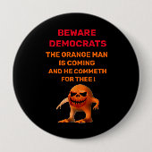 DE ORANJE BUTTON MAN (Voorkant)