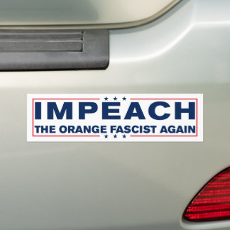 De Oranje fascist weer afzetten tegen Trump Bumpersticker