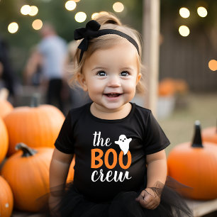 De Oranje Halloween-familie van de Boo Crew Kinder Shirts
