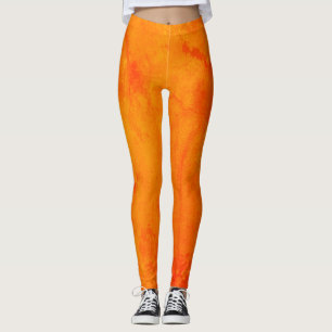 De oranje Leggings van de Verbrijzeling