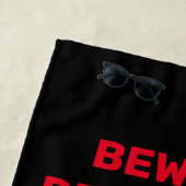 De ORANJE MANNEN fleece deken Strandlaken (In situ)