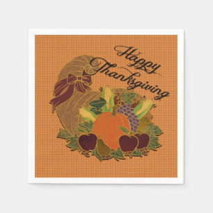 De oranje Servetten van de Thanksgiving van de