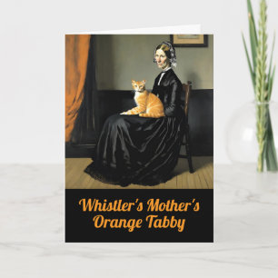De Oranje tabby van de moeder van Whistler Kaart