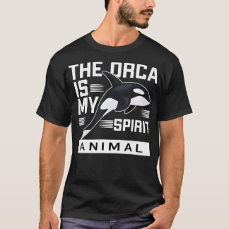 De orca is mijn gedistilleerde diertje t-shirt