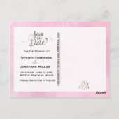 De Orchid Flowers sparen de Datum Briefkaart (Achterkant)