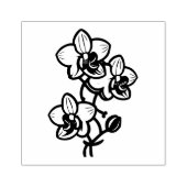 de orchideeën rubberen stempel (Afrduk)