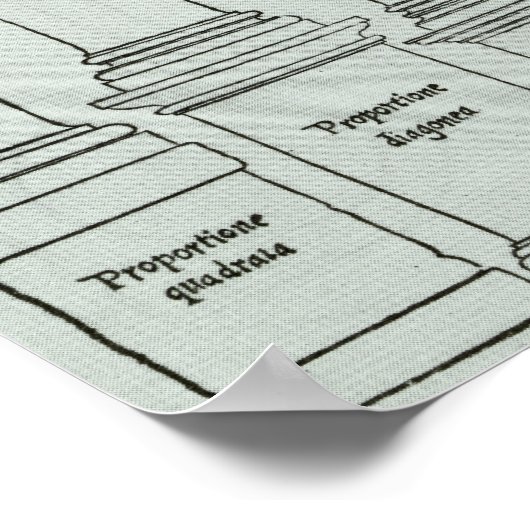 De Orders van Architectuur Poster (Hoek)