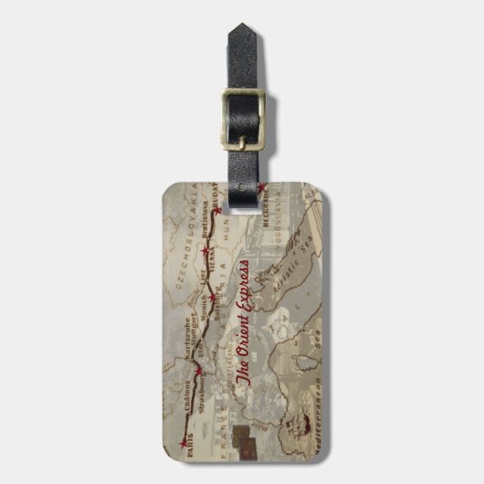 De Orient Express Bagagelabel (Voorkant verticaal)