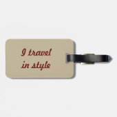 De Orient Express Bagagelabel (Achterkant horizontaal)