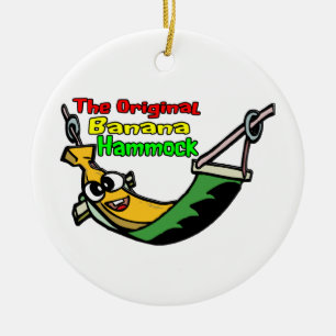 De originele Banana Hammock Keramisch Ornament