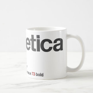 De originele Big LoveHelvetica Logo Mok