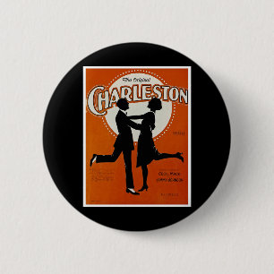 De originele Charleston Ronde Button 5,7 Cm