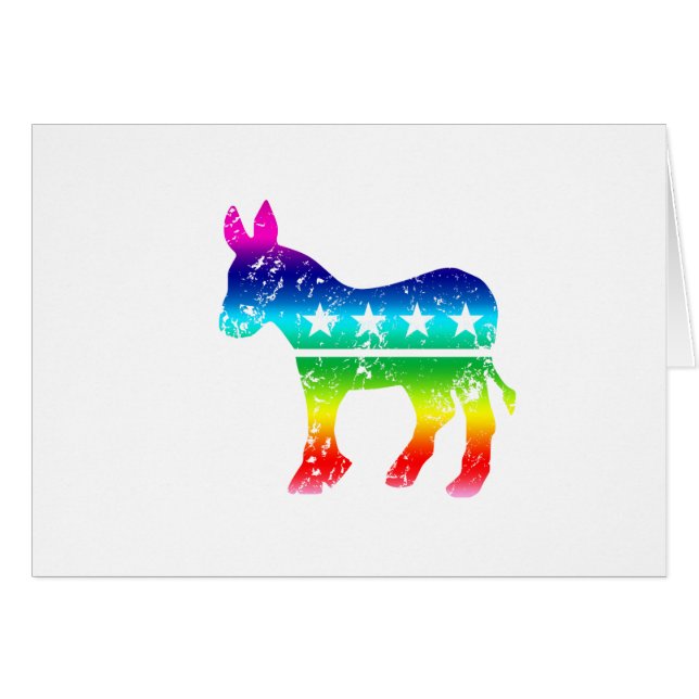 De Originele Ezel Verontruste Regenboog van de (Voorkant Horizontaal)