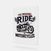 De originele fiets acryl bord (Hoek)