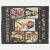 DE ORIGINELE FOUNDING FATHERS FLEECE DEKEN (Voorkant (Horizontaal))