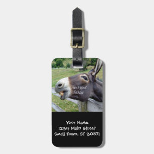 De originele Jackass Funny Donkey Mule Boerderij A Bagagelabel