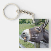 De originele Jackass Funny Donkey Mule Boerderij A Sleutelhanger (Voorkant)